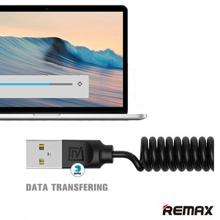 Cáp sạc lò xo Remax Rc-117a cổng Type C
