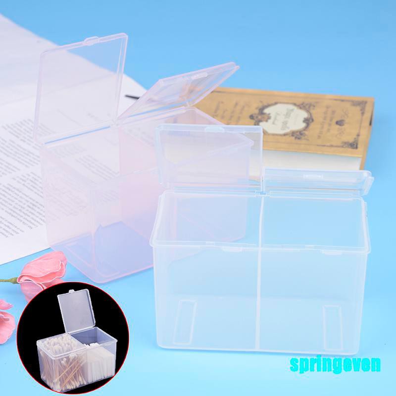 Hộp Đựng Bông Tẩy Trang Trong Suốt Tiện Dụng