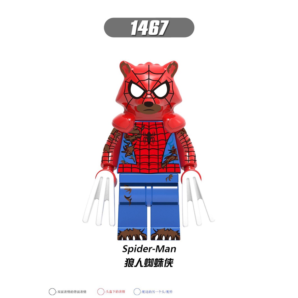 Đồ chơi lắp ghép mô hình nhân vật người nhện Marvel Avengers cho bé