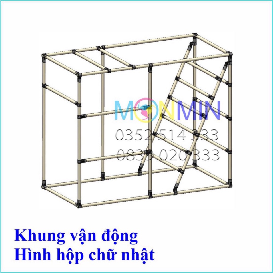 Trò chơi khung vận động, xà đu đa năng Satech, khung vận động cho bé