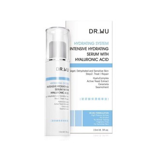 Dr wu serum cấp nước chuyên sâu hyaluronic acid chai 15ml - intensive hydrating serum with hyaluronic acid