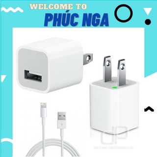 Bộ Củ Cáp Sạc Iphone cao cấp 5V 2A hỗ trợ sạc nhanh