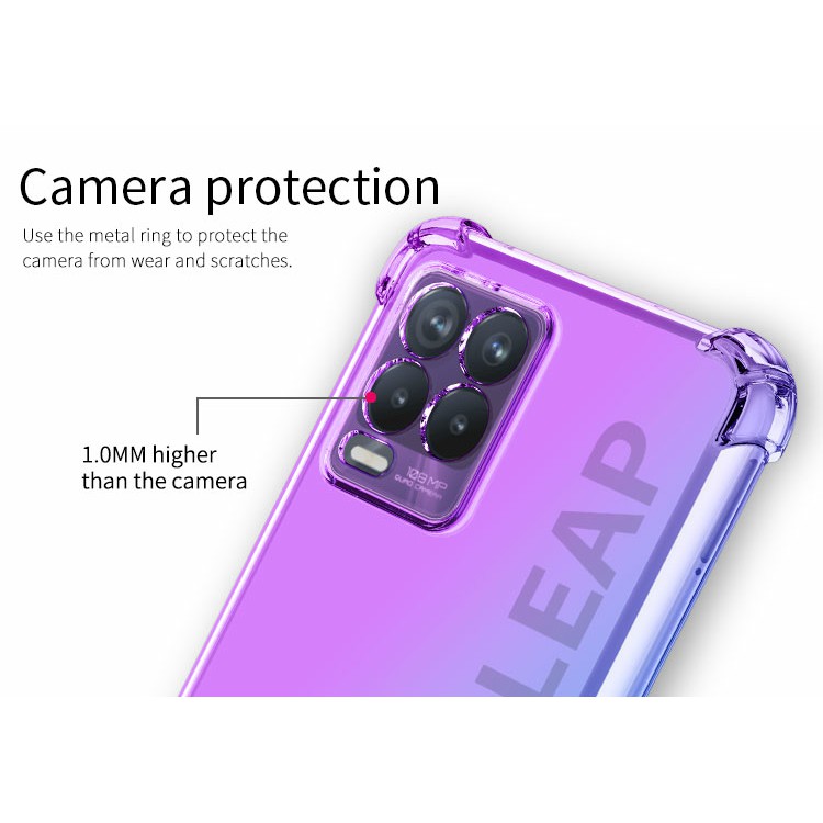 Ốp lưng Oppo Realme 8 4G / Realme 8 Pro / Realme 10 dẻo đa sắc lồi 4 góc chống sốc cao cấp