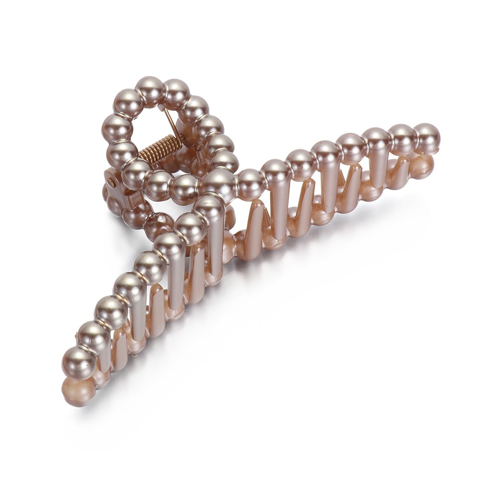 (Hàng Mới Về) Kẹp Tóc Càng Cua Đính Ngọc Trai Nhiều Màu Thời Trang Cho Nữ