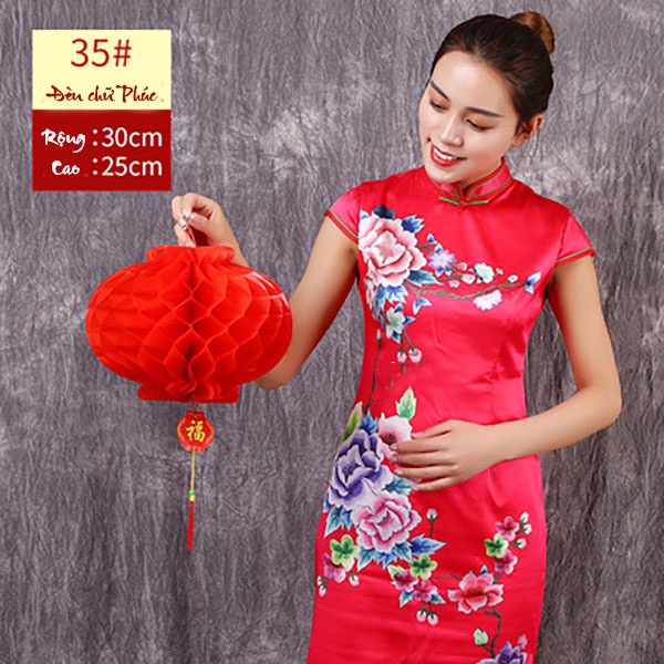 lồng đèn nilong treo tết