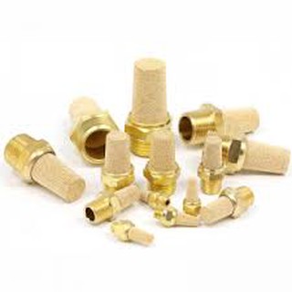 Giảm thanh khí nén bằng đồng, giảm âm khí nén chống ồn chống bụi bẩn vào van điện từ khí nén xịn bsl-m5 bsl-m5