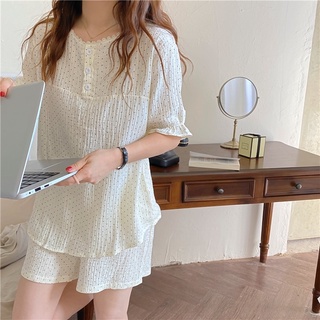 [ Có Sẵn] Set bộ + đầm ngủ chấm bi