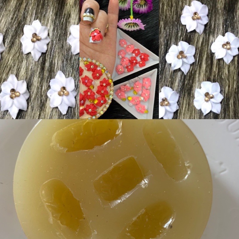 Khuôn hoa bột móng chân