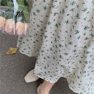 Chân Váy hoa nhí vải dập in hoa mới siêu xinh CV6915 Ulzzang style Hàng Quảng Châu