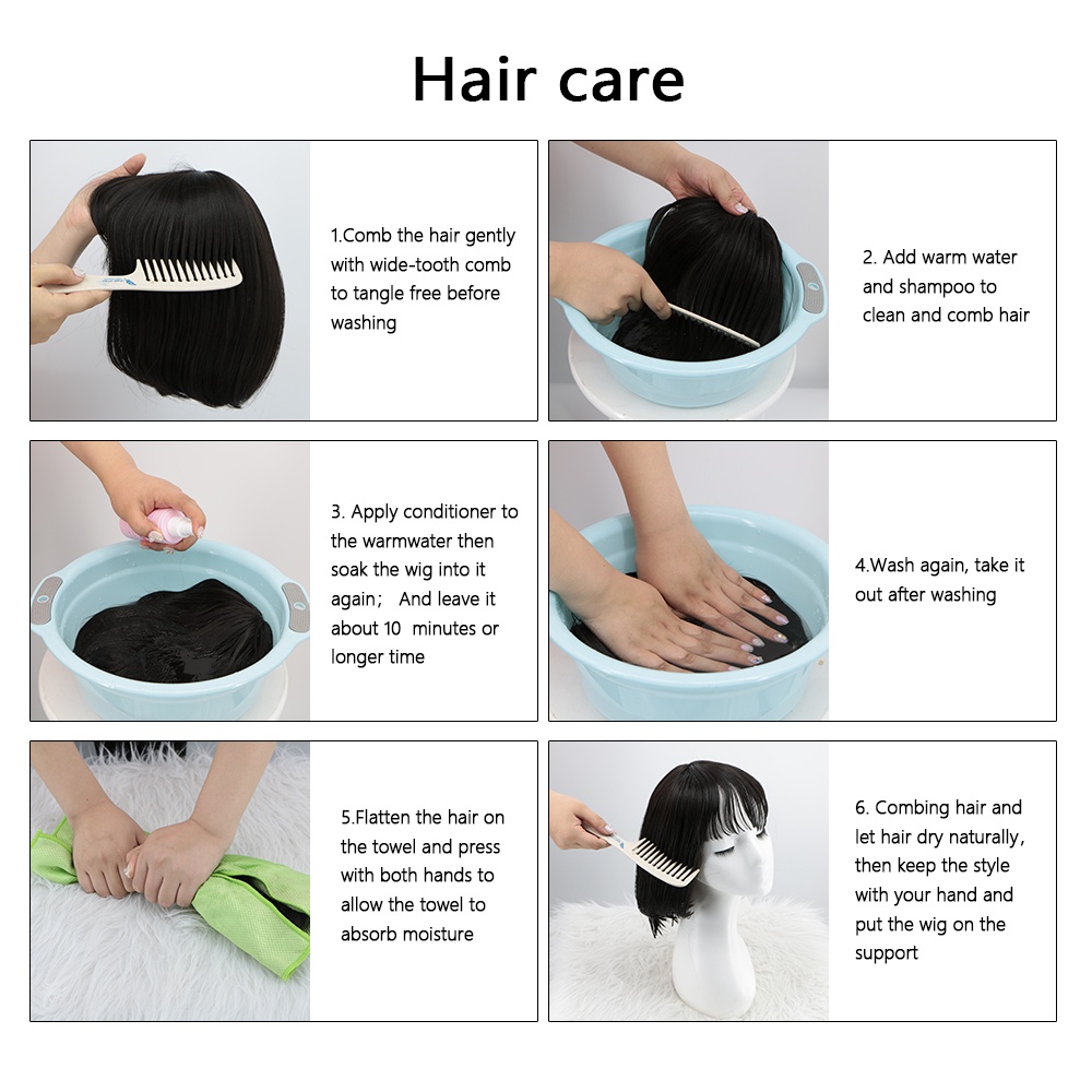 Tóc giả nữ nguyên đầu thẳng dài, sợi tơ cao cấp, tặng kèm lưới trùm tóc giả