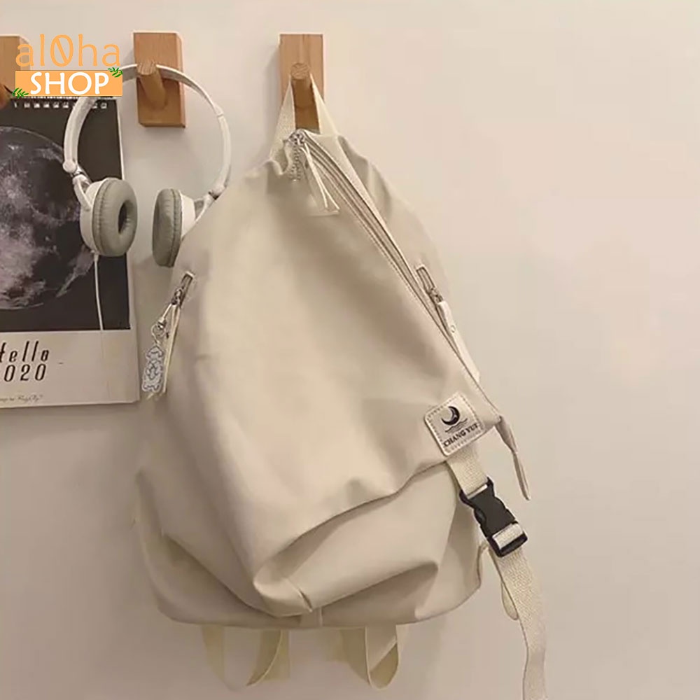 Balo - cặp sách Ulzzang hình ống đi học, đi làm, du lịch, đựng laptop B0133 Unisex nam nữ - al0ha Shop
