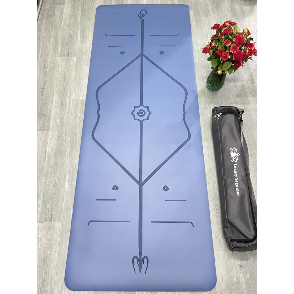 Thảm yoga cao su chất liệu pu cao cấp chống trơn trượt rất tốt bảo hành 12 tháng