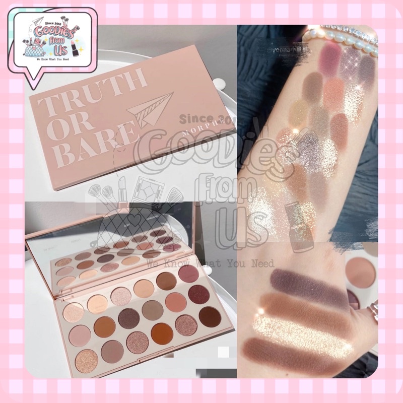 Bảng phấn M.orphe 18T Truth Or Bare Eyeshadow Palette SALE 50% !