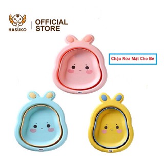 Chậu rửa mặt gấp gọn hình thỏ đáng yêu cho bé  HASUKO STORE