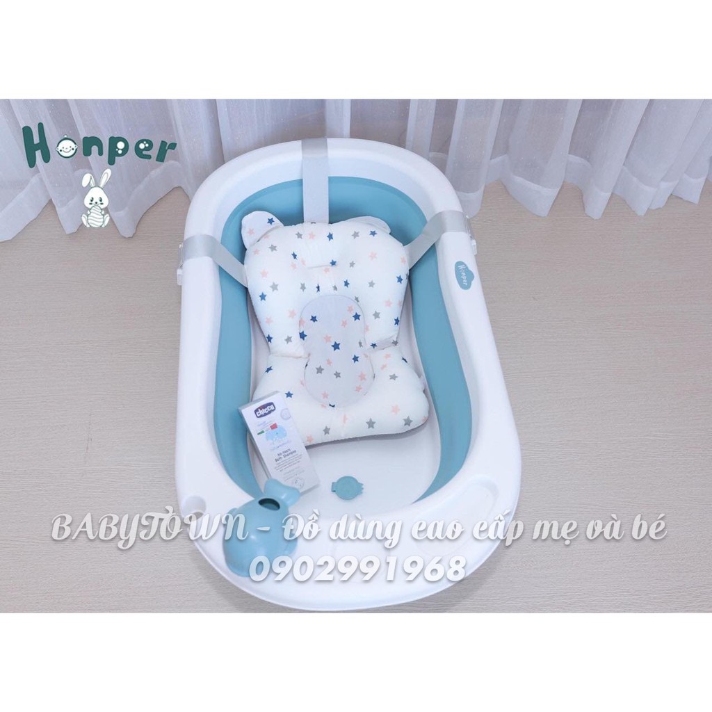 Chậu/ Thau Tắm Gấp Gọn Kèm Phao Honper