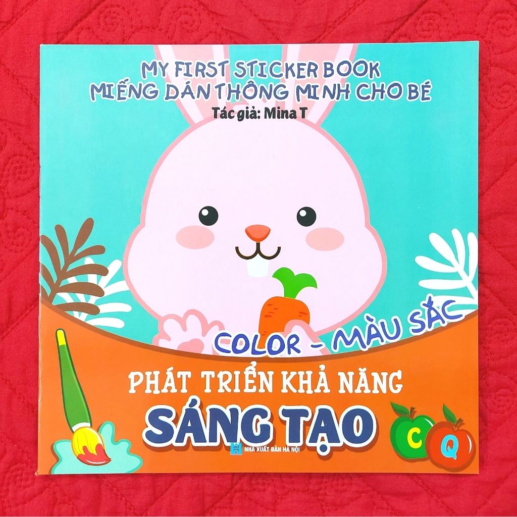 Sách - Bộ 6 Cuốn Miếng Dán Thông Minh - My First Sticker Book (Phát triển CQ - IQ)