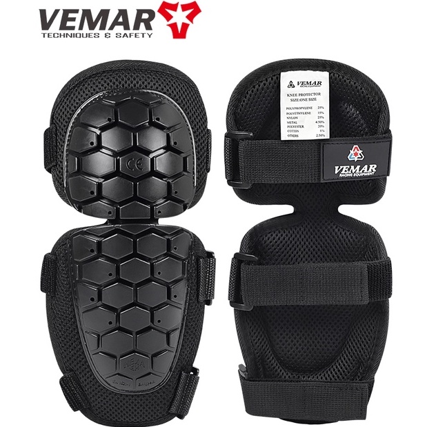 Đệm Bảo Vệ Đầu Gối Vemar VM-E09 Bằng Sợi Carbon Tiện Dụng Cho Người Đi Xe Máy