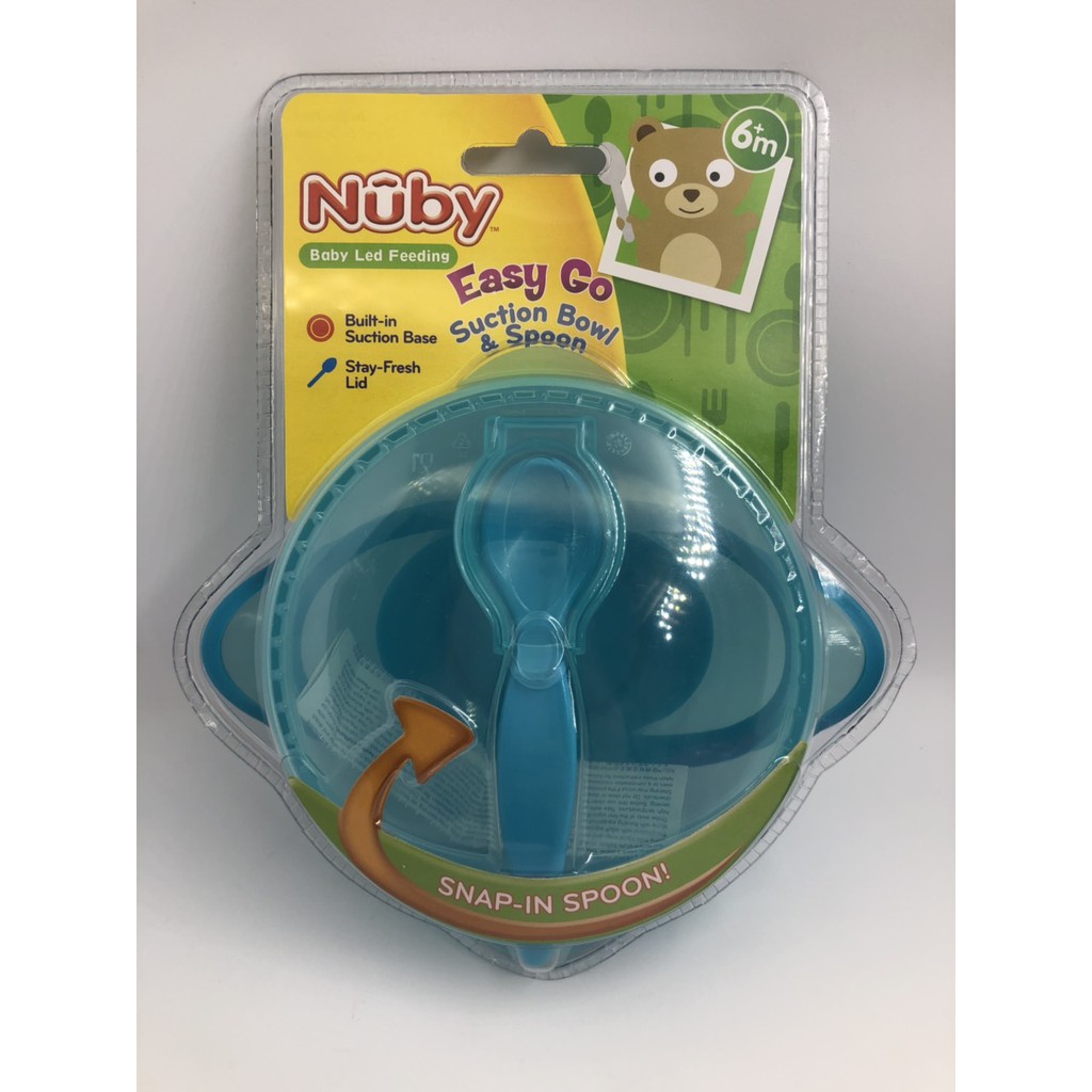 Bộ bát Nuby kèm thìa ăn dặm