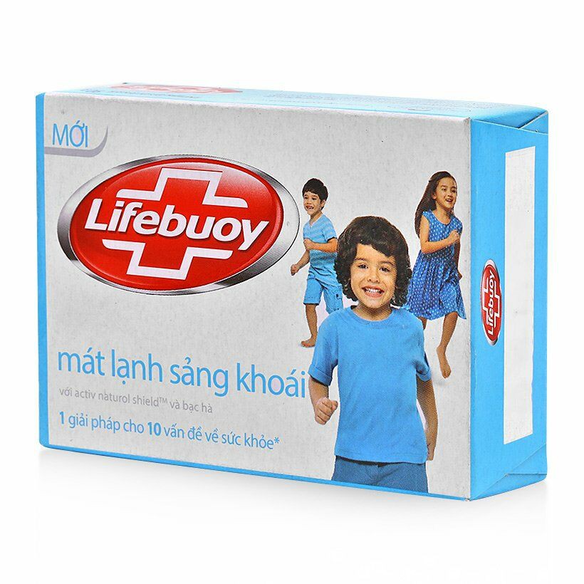 Xà Bông Cục Diệt Khuẩn Lifebuoy mát lạnh sảng khoái 90g