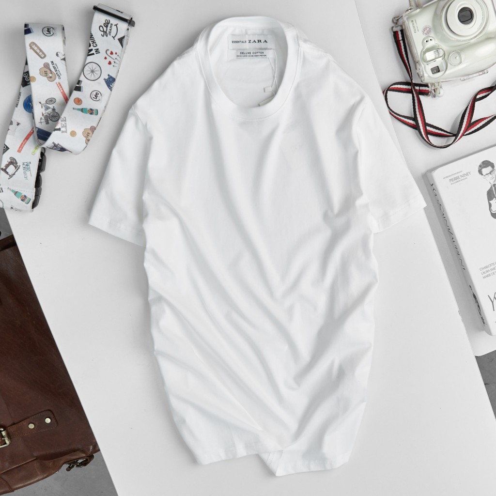 [SALE] Áo thun trơn unisex chất liệu cotton co giãn 4 chiều siêu mềm mịn và thoáng mát 4962