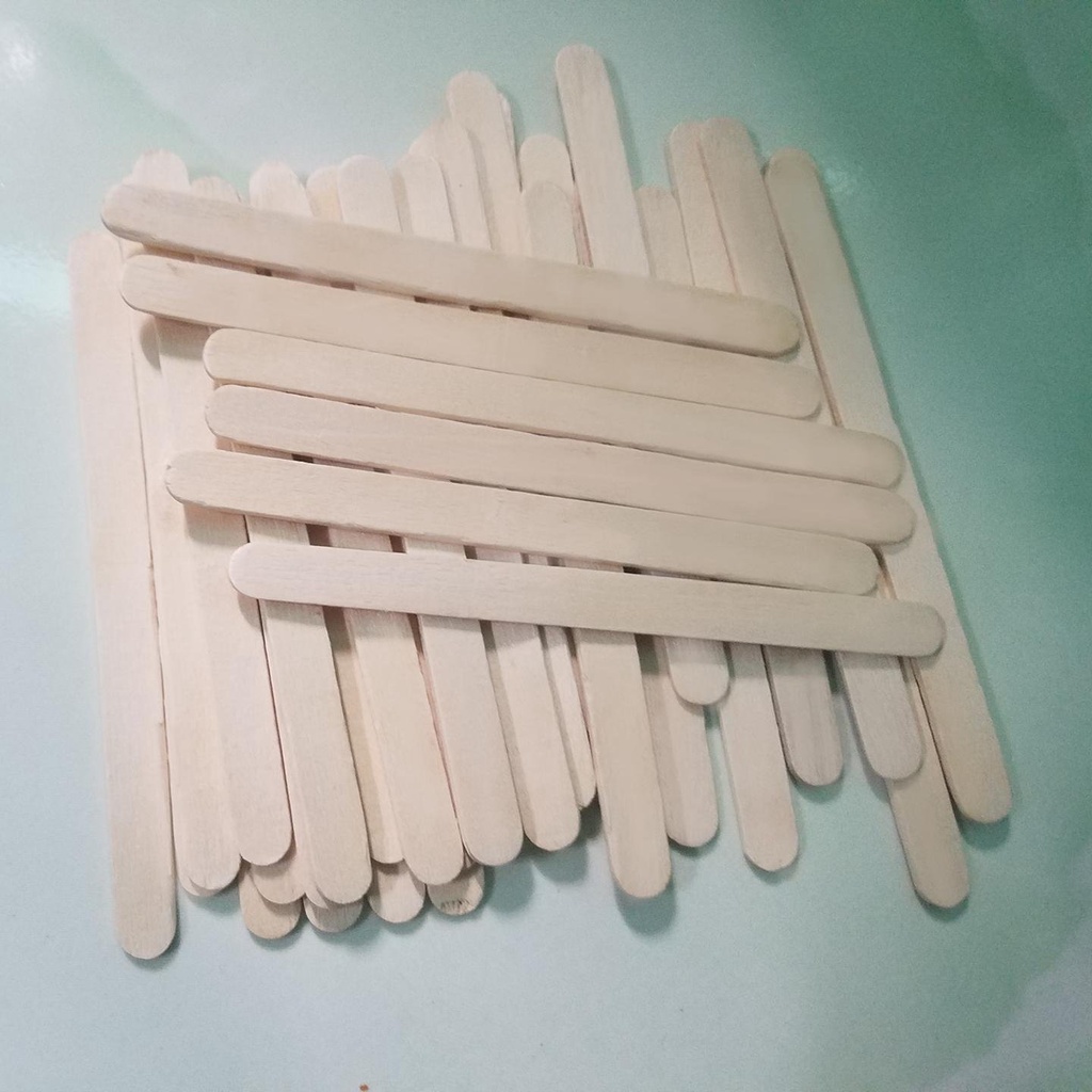 Combo 30 Que Kem Gỗ Dài Lấy Sáp - Que Làm Mô Hình Đồ Chơi Cho Trẻ