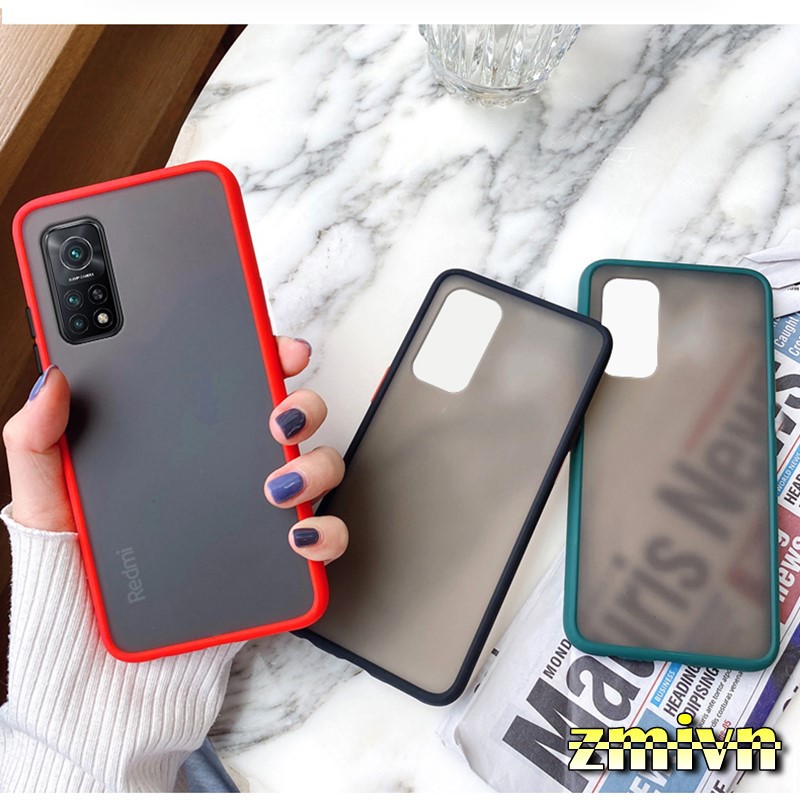 Ốp lưng cao su non Xiaomi Redmi Note 9S Note 9 pro Note 9 4G Redmi 9T  nhám chống vân tay