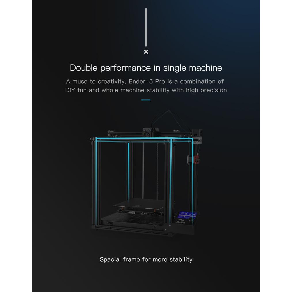 Máy in 3d Ender 5 Pro khổ in 220*220*300mm | BigBuy360 - bigbuy360.vn