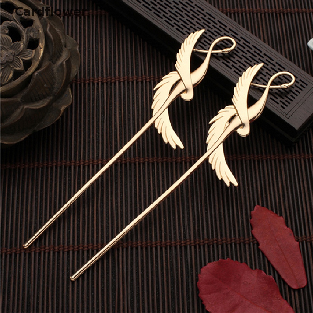 &lt; Cardflower &gt; Trâm Cài Tóc Tua Rua Dài Đính Ngọc Trai Hoa Phong Cách Hán Phục Trung Hoa Cho Nữ