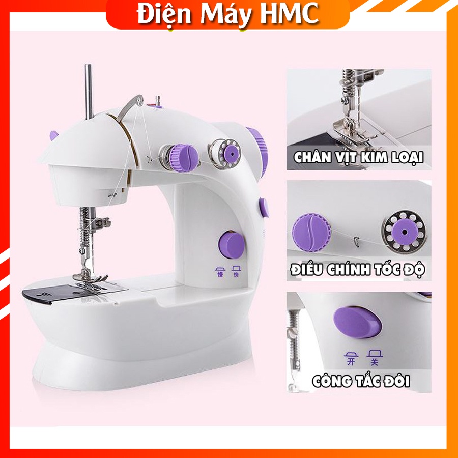 Máy khâu mini ⭐[Siêu Tiện Lợi]⭐ Máy Khâu gia đình cầm tay tiện dụng CMD hỗ trợ may vá