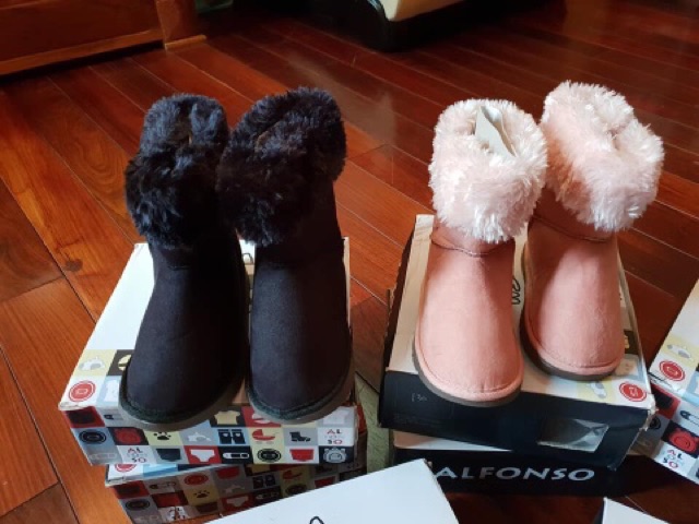 Boots lông Afonso xuất hàn dư xịn nguyên hộp