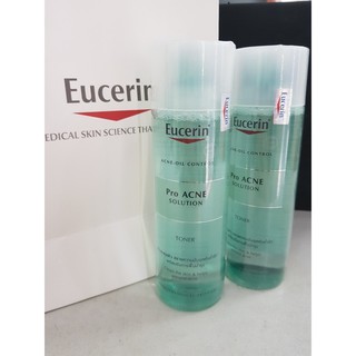 Nước hoa hồng dành cho da mụn eucerin pro acne solution toner 200ml