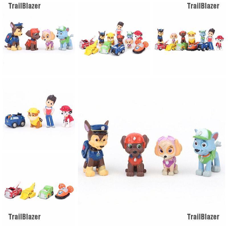 Set 12 mô hình đồ chơi nhân vật trong phim hoạt hình &quot; nickelodeon Paw Patrol &quot;