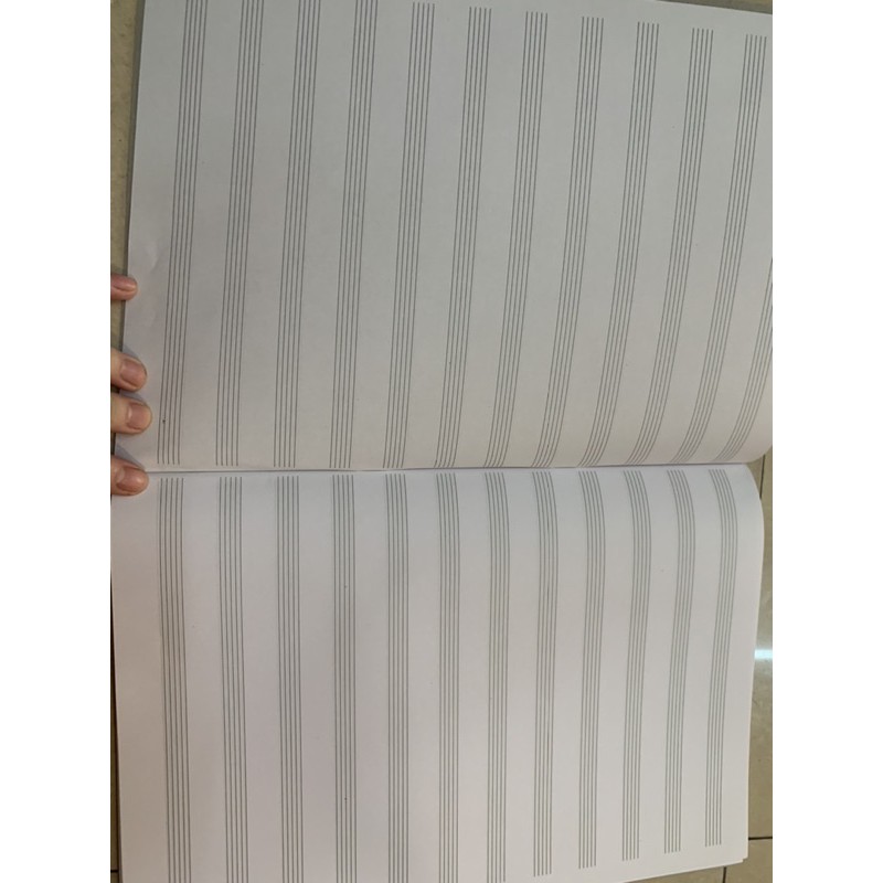 Vở chép nhạc dày 80 trang A4