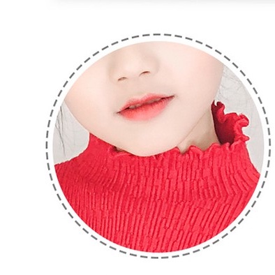 Áo len viền bèo tay đính hạt bé gái size 15-35kg [AL20]