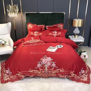 Bộ Chăn ga gối Lụa thêu cao cấp