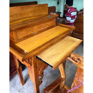 Bàn thờ cúng 2 tầng gỗ căm gõ 1m07 - 1m27 - 1m37 - 1m54