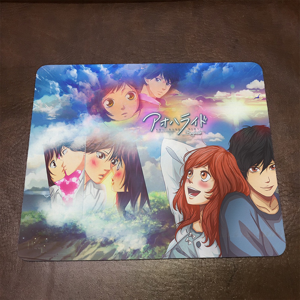 Lót chuột máy tính Anime Ao Haru Ride Wallpapers 1 Mousepad cao su êm ái. Nhận in theo yêu cầu