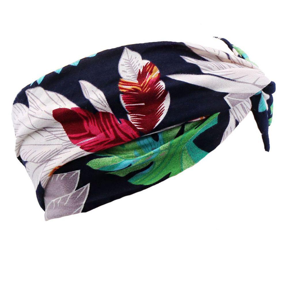 Băng Đô Turban Cài Tóc Phong Cách Vintage Thể Thao Cho Nữ