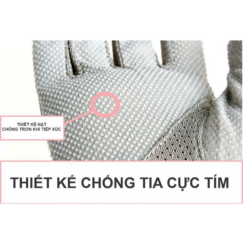 GĂNG TAY CHỐNG NẮNG NHẬT CHỐNG TIA UV DÙNG ĐƯỢC CẢM ỨNG TRÊN ĐIỆN THOẠI