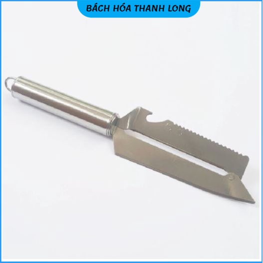 Dao bào đa năng inox lưỡi dài siêu bén cao cấp ❤️FREESHIP❤️ Gọt Vỏ Rau Củ Quả Đa Năng, Khui Nắp, Đánh Vảy, Hàng Dày Dặn