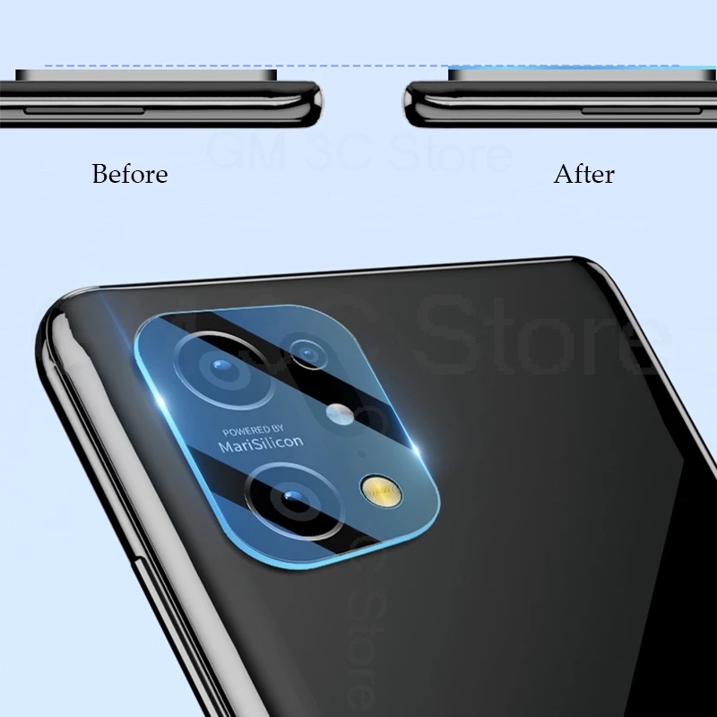 Kính Cường Lực Trong Suốt HD Bảo Vệ Ống Kính Máy Ảnh Cho Oppo Find X5/Oppo Find X5 Pro Oppo Find X5