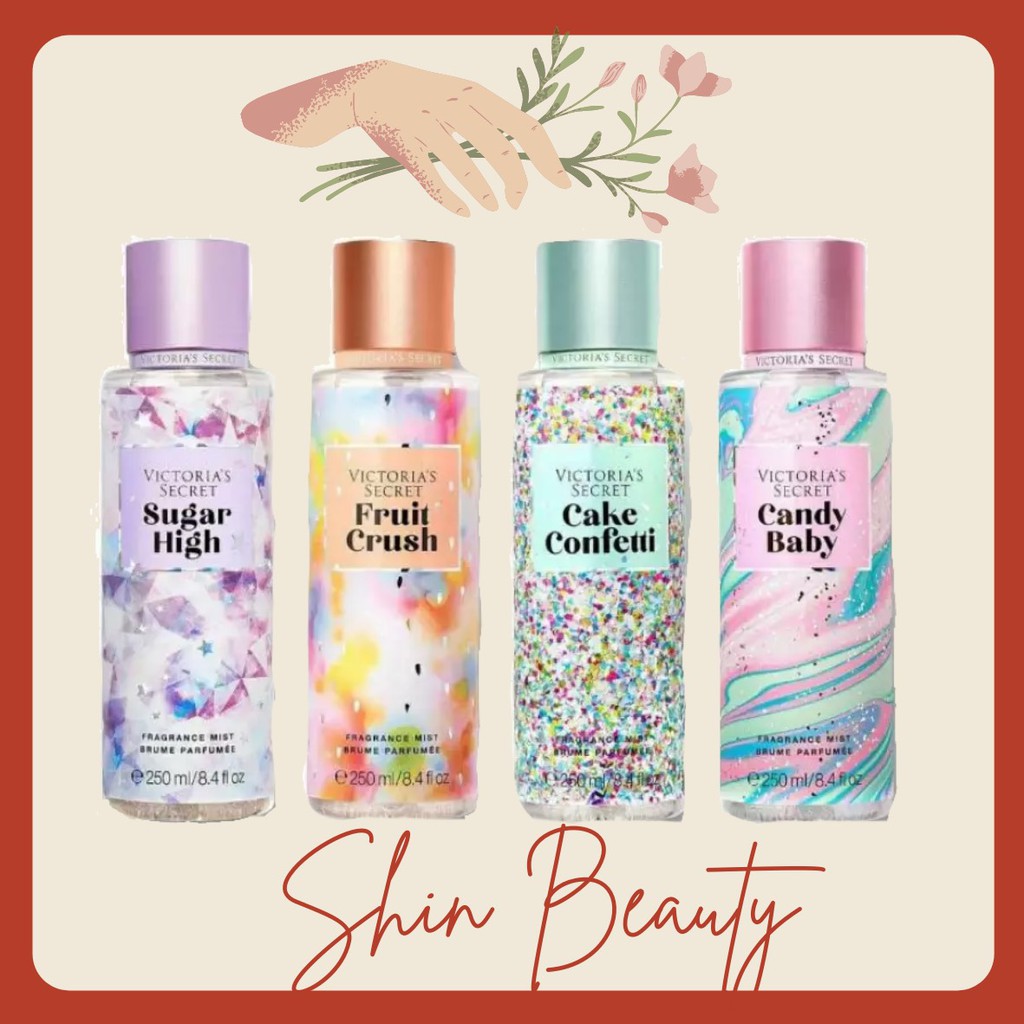 Xịt thơm toàn thân Victoria's Secret body mist mẫu mới đủ mùi
