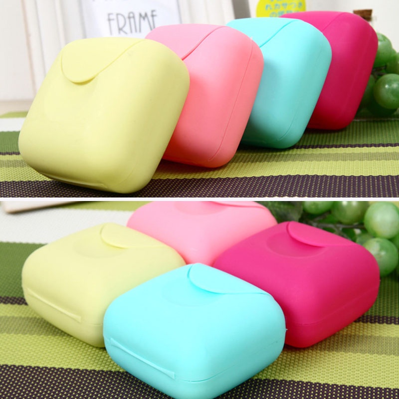 Hộp Đựng Xà Phòng Có Nắp Khóa Chống Thấm Nước Có Thể Mang Đi Du Lịch Tiện Lợi