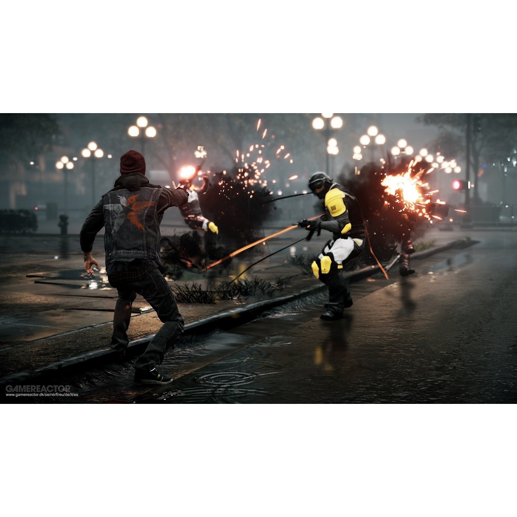 Đĩa game ps4 inFamous Second Son