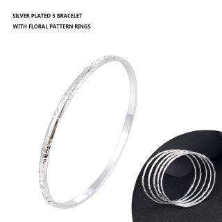 Set 5 Lắc Tay Kiểu Dáng Đơn Giản Cổ Điển