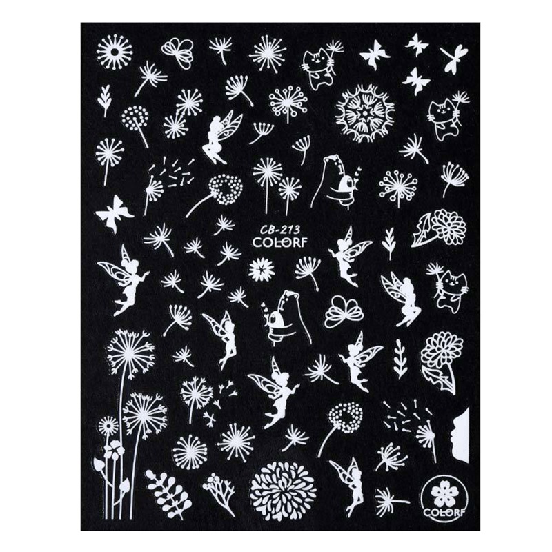 Miếng Dán Trang Trí Móng Tay Hình Bướm 3D Độc Đáo