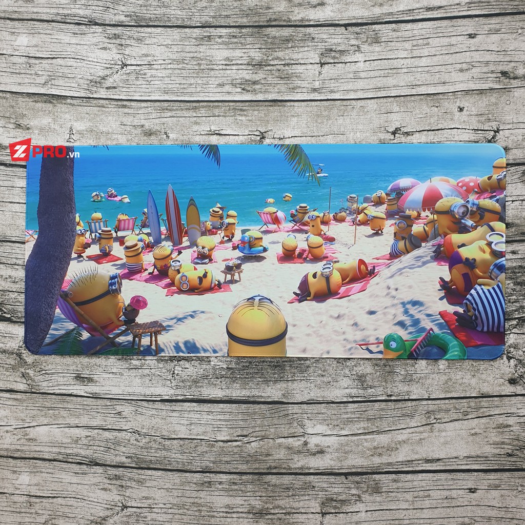 Lót chuột Minions Beach - Minions Tắm biển