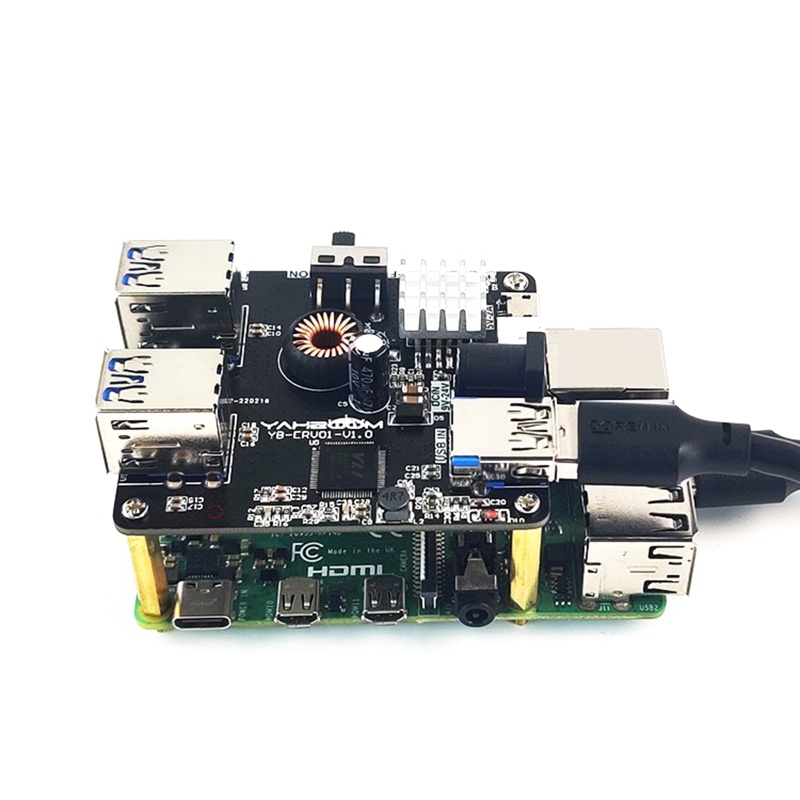 Bảng Mạch Mở Rộng 5Gbps USB Dành Cho Jetson for Nano / ROS Robot Car Raspberry Pi 2.5inch HDD / SSD