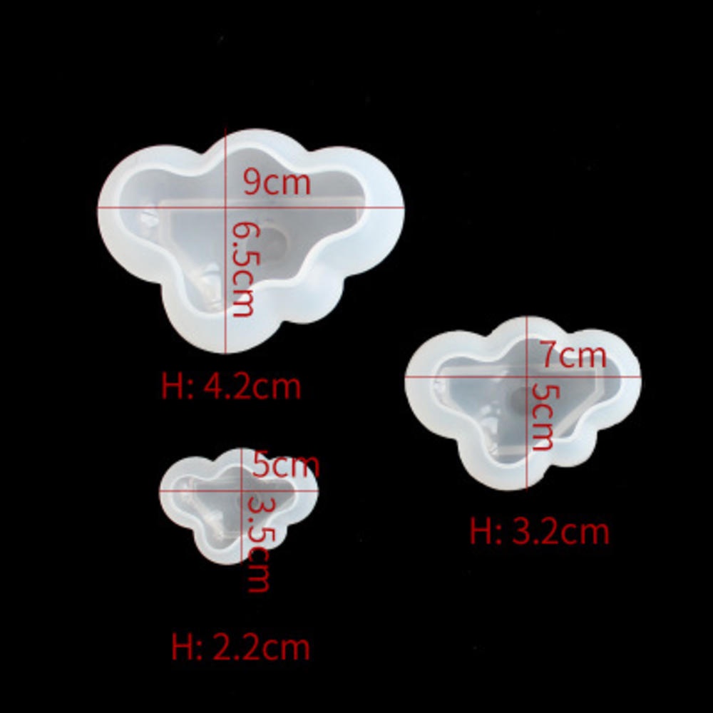 Khuôn Silicone Làm Bánh Tạo Hình Đám Mây 3D Độc Đáo Tiện Dụng