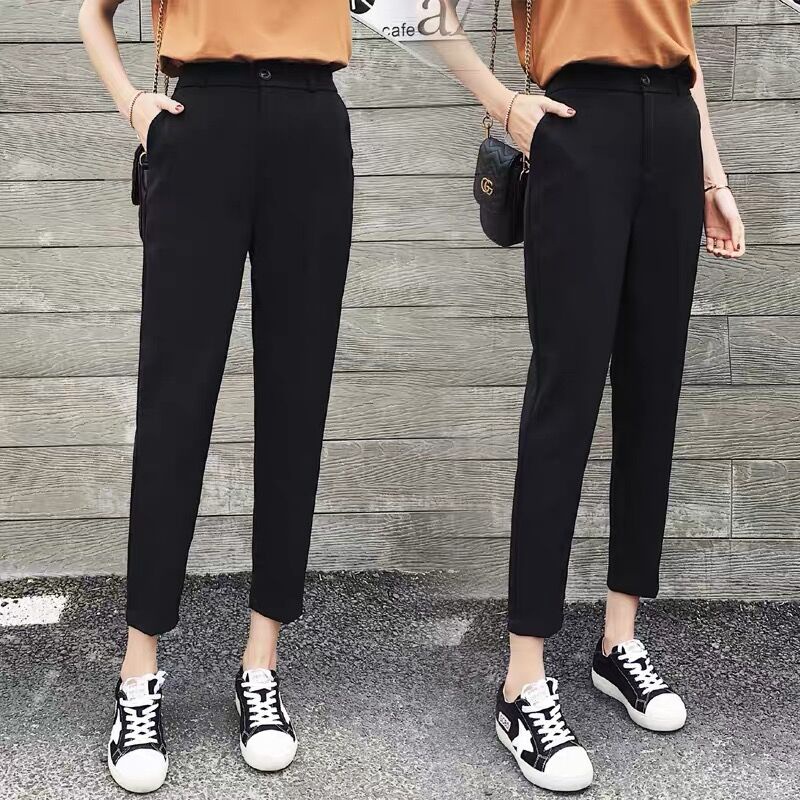 Quần baggy công sở mặc siêu hack dáng